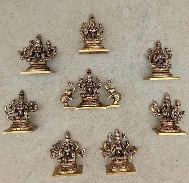 Ashtalakshmi Idols - Brass