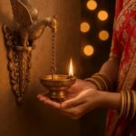 Brass Bracket – Parrot Sculpture Wall Hanging Oil Diya (4)