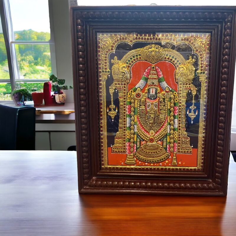 Tirupati Balaji Tanjore Painting