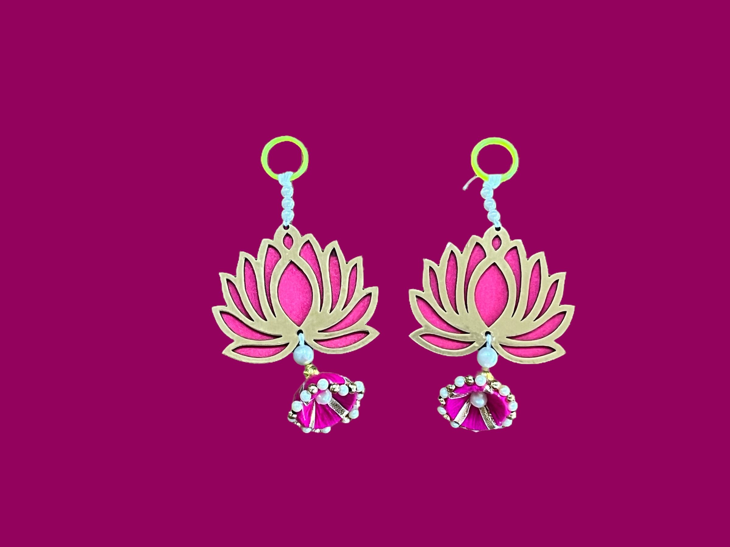 Lotus Hanging Decor - Pair