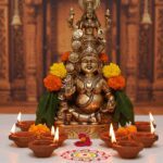 Brass Kubera Lakshmi Idol