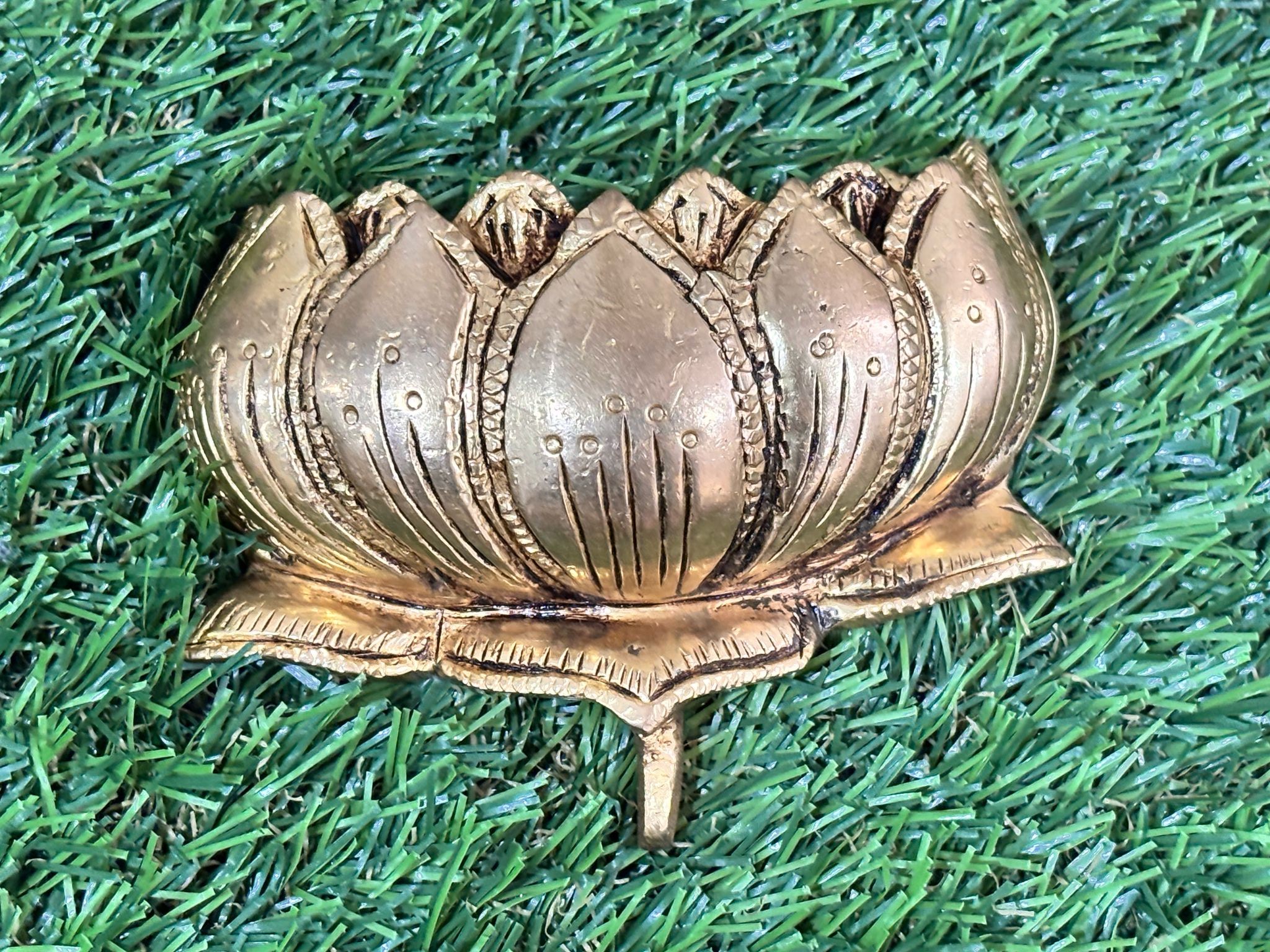 Brass Lotus Wall Décor Set of 2