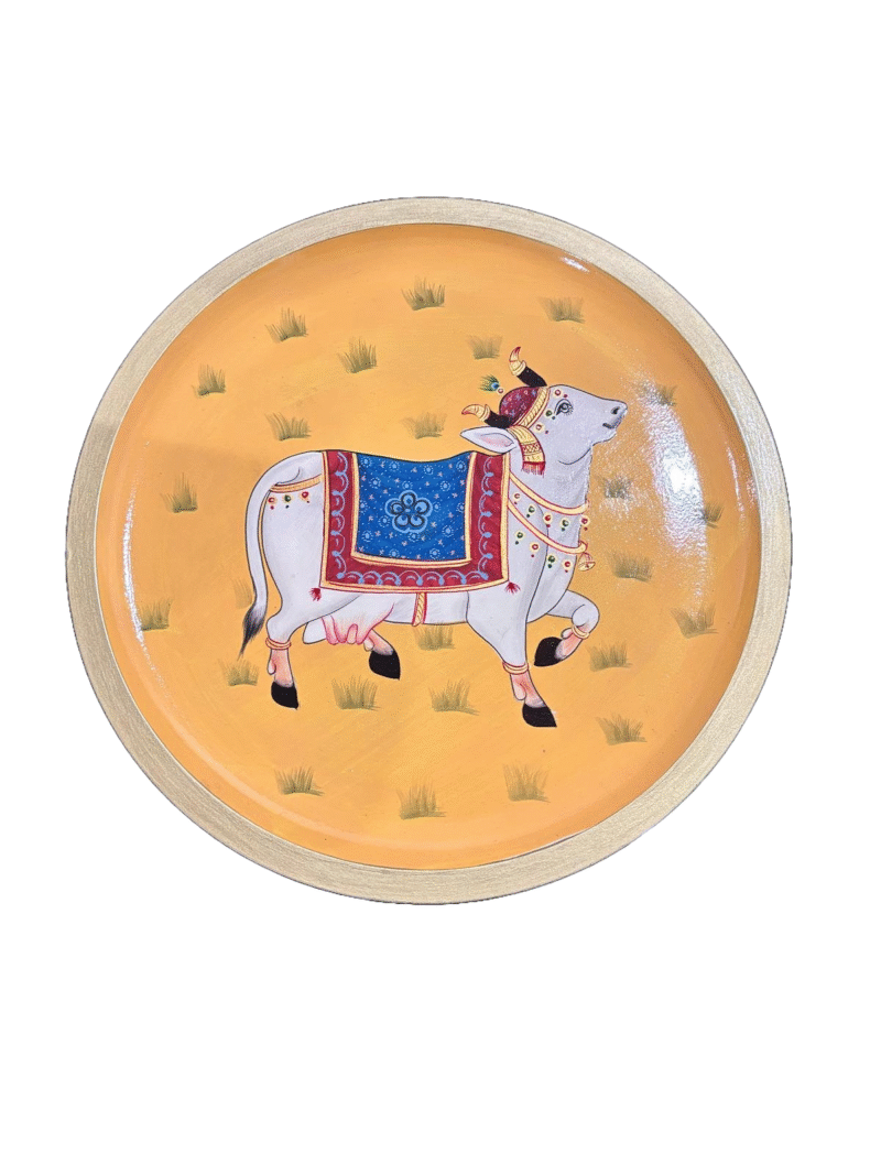 Pichwai Cow Wall Plate