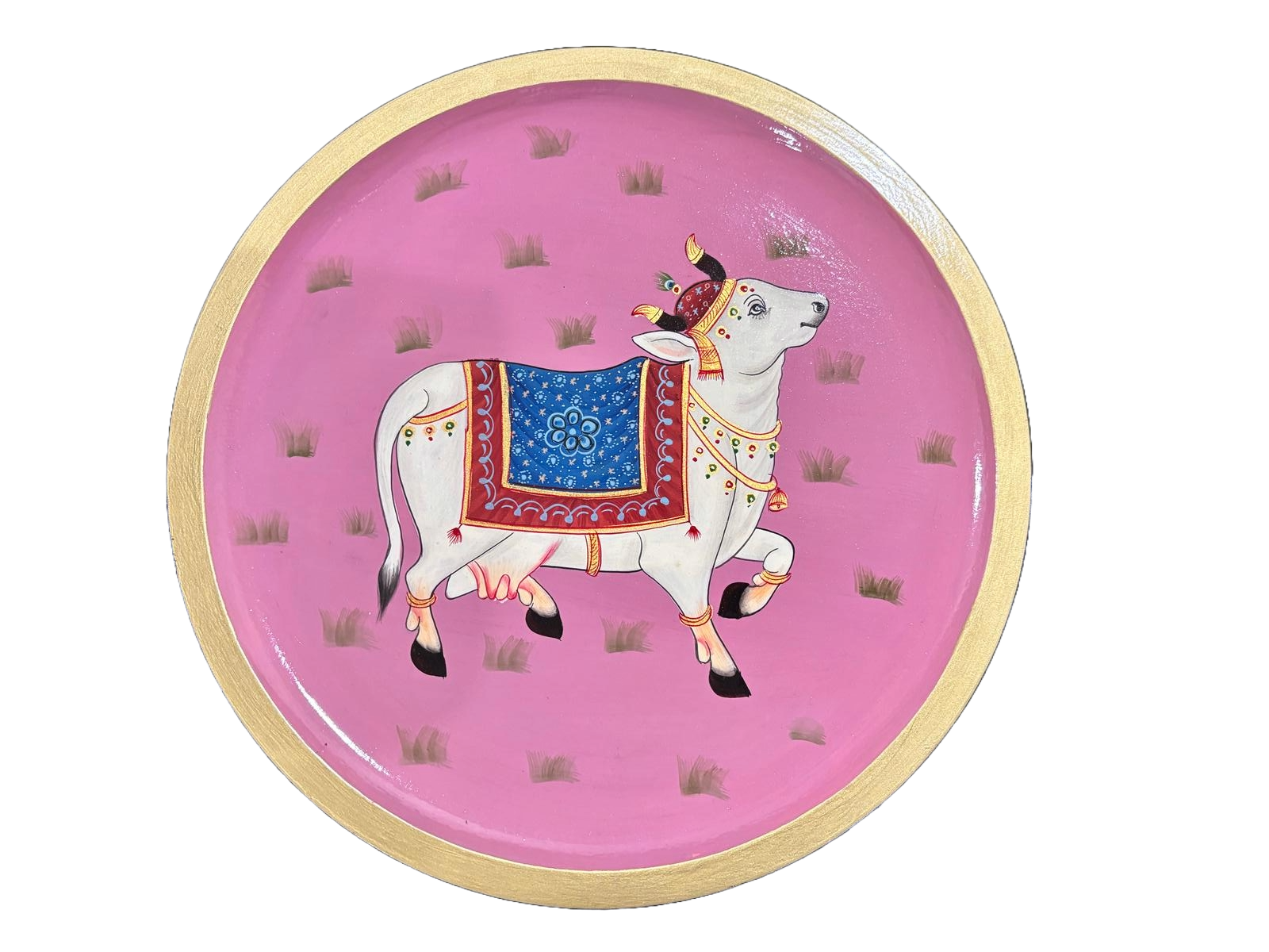 Pichwai Cow Wall Plate